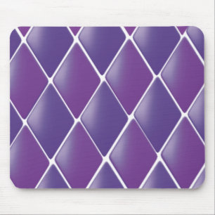 Tapis De Souris Motif diamant pourpre gonflé