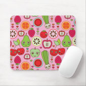 Tapis De Souris motif d'illustration de cuisine de fruit (Avec souris)