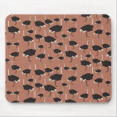 Tapis De Souris Motif d'illustration Ostrich Bird (Devant)