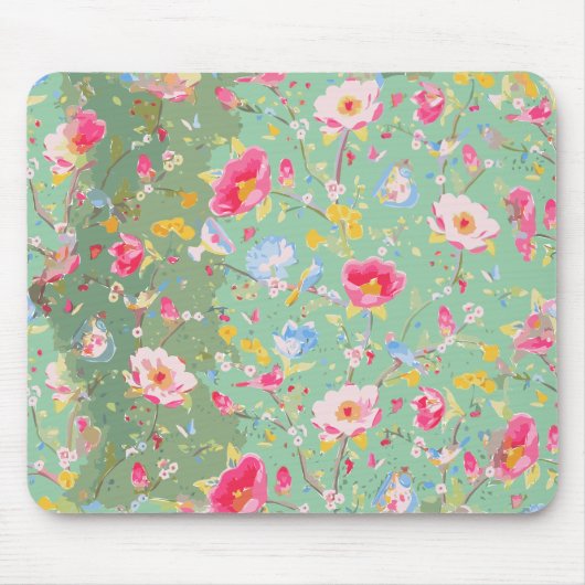 Tapis De Souris Motif Dimsun de paroi de fleur (Devant)