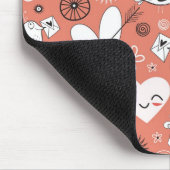 Tapis De Souris Motif d'inséparables (Coin)