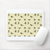 Tapis De Souris Motif d'oiseaux (Avec souris)