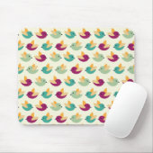 Tapis De Souris Motif d'oiseaux (Avec souris)