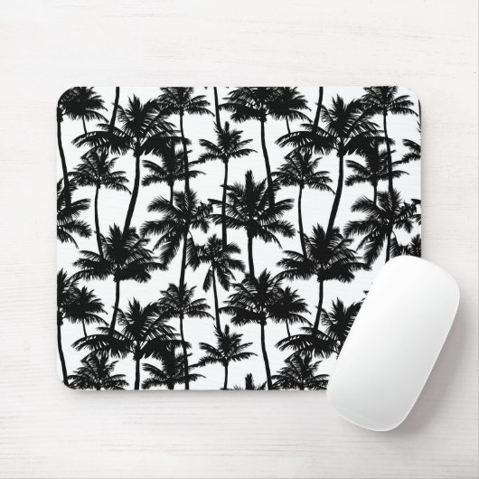 Tapis De Souris Motif d'ombre Palm Tree (Avec souris)