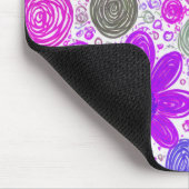 Tapis De Souris Motif Doodle Daisy (Coin)