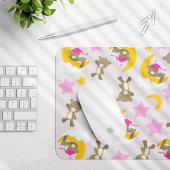 Tapis De Souris Motif D'Ours, Nounours, Mignons Ours, Étoiles