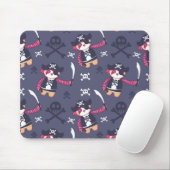 Tapis De Souris Motif d'ours Panda Pirate (Avec souris)
