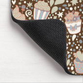 Tapis De Souris Motif doux fait de petits gâteaux savoureux (Coin)