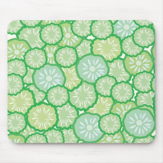 Tapis De Souris Motif drôle de concombre (Devant)