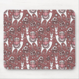 Tapis De Souris Motif drôle de lamas
