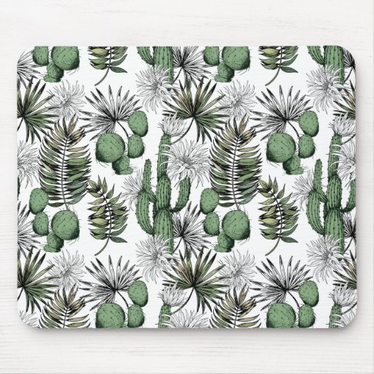 Tapis De Souris Motif du désert de Cactus (Devant)