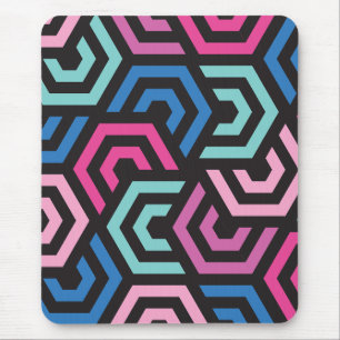Tapis De Souris Motif élégant moderne - Mode Géométrique coloré