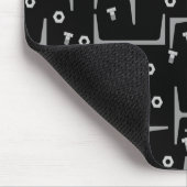 Tapis De Souris Motif en acier de construction (Coin)