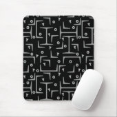Tapis De Souris Motif en acier de construction (Avec souris)
