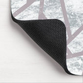 Tapis De Souris Motif en mosaïque gris pâle (Coin)