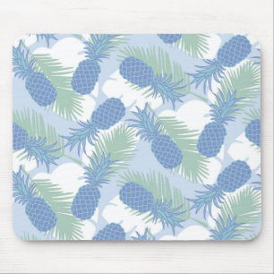 Tapis De Souris Motif en pastel tropical d'ananas