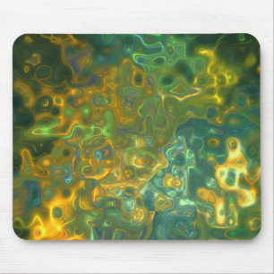 Tapis De Souris Motif en pierre jaune vert Mousepad