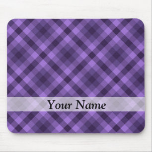 Tapis De Souris Motif en vichy violet