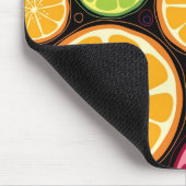 Tapis De Souris Motif et arrière - plan oranges (Coin)