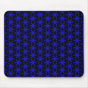 Tapis De Souris Motif étoile - Bleu sur noir