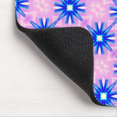 Tapis De Souris motif étoile bleue sur la bouche rose (Coin)