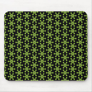 Tapis De Souris Motif étoile - Vert sur noir
