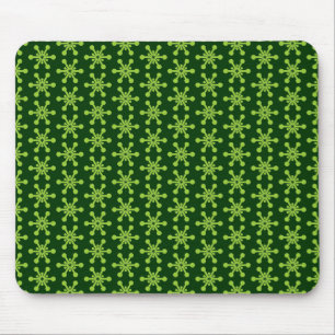 Tapis De Souris Motif étoile - Vert sur Vert foncé 003300