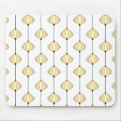 Tapis De Souris motif feuille à sépia (Devant)