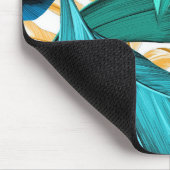 Tapis De Souris Motif feuille coloré (Coin)
