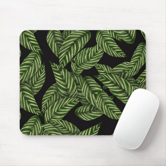 Tapis De Souris Motif Feuille tropical (Avec souris)