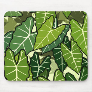 Tapis De Souris Motif Feuille vert