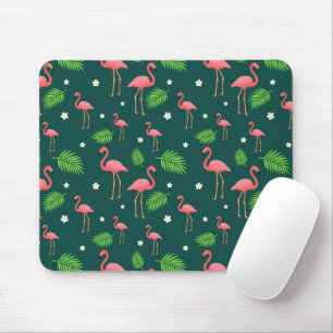 Tapis De Souris Motif Flamant Tropical
