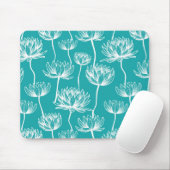 Tapis De Souris Motif fleur de lotus (Avec souris)