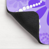 Tapis De Souris Motif Fleur Rétro Fille Purple Daisy (Coin)