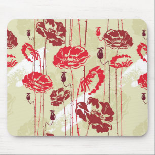 Tapis De Souris Motif floral 2 d'élégance abstraite