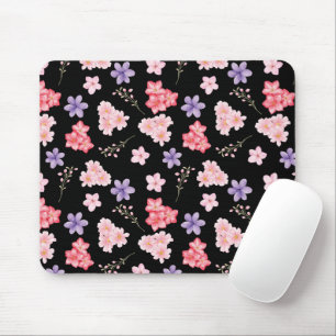 Tapis De Souris Motif floral aquarelle