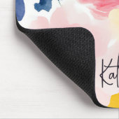 Tapis De Souris Motif Floral Aquarelle moderne (Coin)