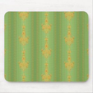 Tapis De Souris Motif floral baroque avec bordure