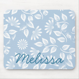 Tapis De Souris Motif floral classique - Choisissez votre couleur!
