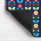 Tapis De Souris Motif floral coloré (Coin)