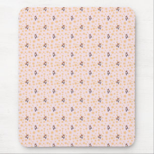 Tapis De Souris Motif floral d'oiseaux