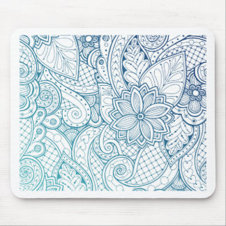 Tapis De Souris Motif floral ethnique de mandala