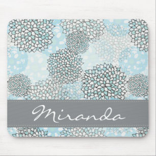 Tapis De Souris Motif floral personnalisé tendance moderne