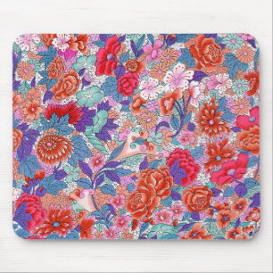 Tapis De Souris Motif floral vintage coloré