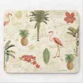 Tapis De Souris Motif floridien tropical (Devant)