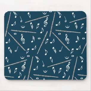 Tapis De Souris Motif Flute Music Note