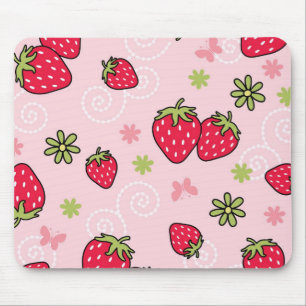 Tapis De Souris Motif fraise