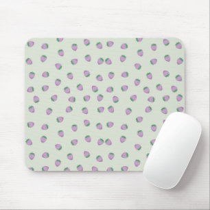 Tapis De Souris Motif Fraises Violettes