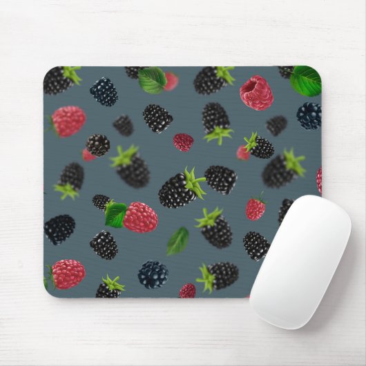 Tapis De Souris Motif framboise 2 (Avec souris)