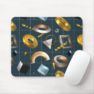Tapis De Souris Motif géométrique 3D